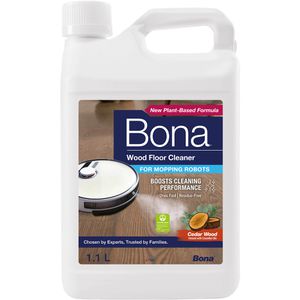 Bona Unterhaltsreiniger Holzbodenreiniger für Wischroboter, Konzentrat, für Holzböden, 1,1 Liter