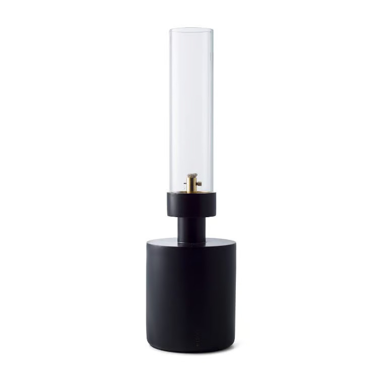 KLONG Patina olielamp mini Black, Hoogte: 28 cm