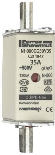 Mersen 1B645.000000 NH-Sicherung Sicherungsgröße = 000 35A 500V