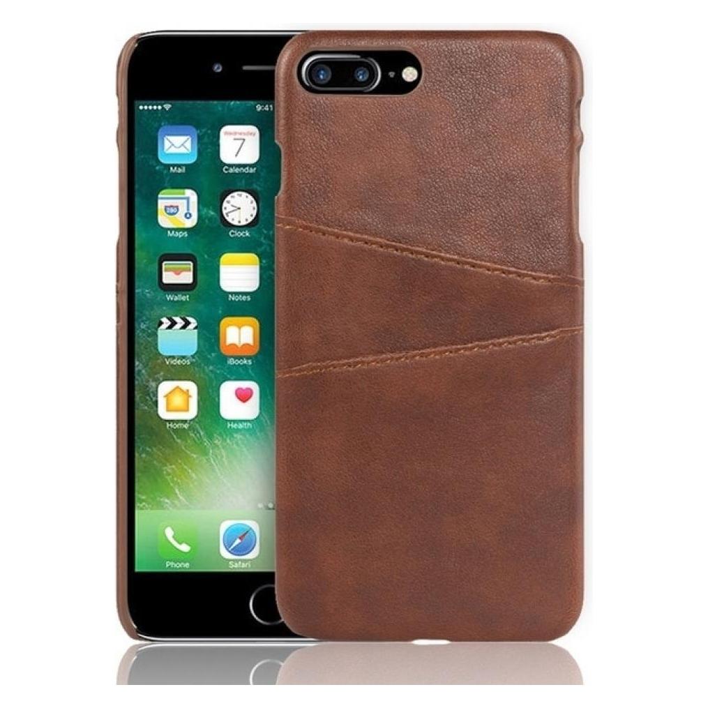 Screenguard Apple iPhone 8 Plus CardCaddy Leder Backcase mit Kartenfächern (Apple iPhone 8 Plus) (00024833)