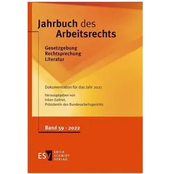 Jahrbuch des Arbeitsrechts, Fachbücher von Inken Gallner