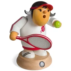 Müller Räuchermann Müllerchen Tennisspielerin 12 x 16 cm