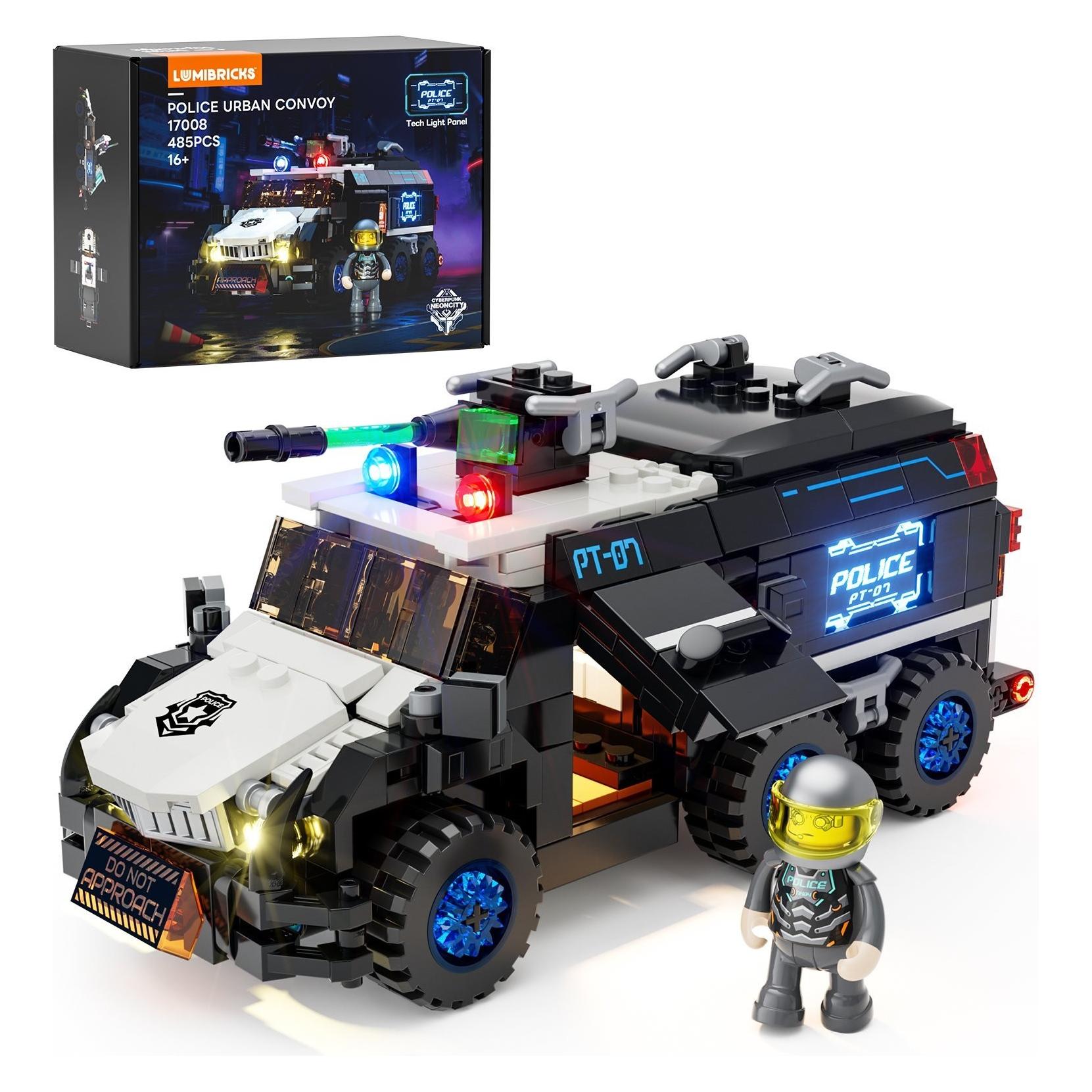 Lumibricks Polizei Einsatzfahrzeug 485Teile (17008)