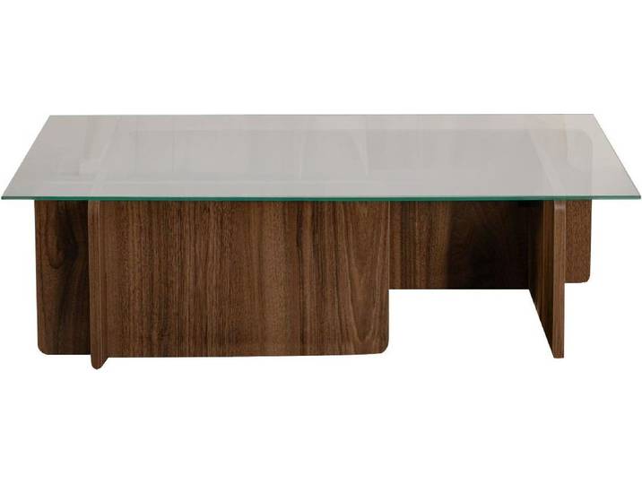 Couchtisch \ Flavio\ aus Holz – 105 x 65 x 30 cm – Walnuss