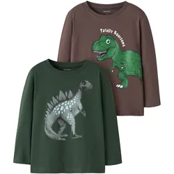 Tchibo - 2 Name IT Kinder-Longsleeves - Jungen - Gr. 104 - grün