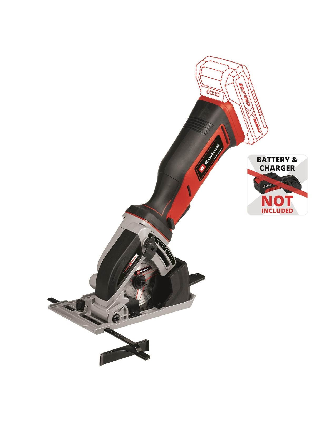 Einhell Cordless Mini Circular Saw TE-CS 18/89 Li - Solo