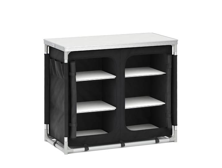 Campingküche schwarz 97 x 48 x 78 cm