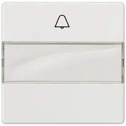 Siemens 5TG6215 DELTA i-system Wippe mit Glocke und Schriftfeld, titanweiß