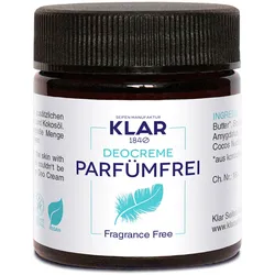 30ml KLAR Deocreme parfümfrei