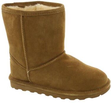 BEARPAW Elle (Girls' Toddler-Youth) Casual in Hickory, Size 13 Toddler M, Leather