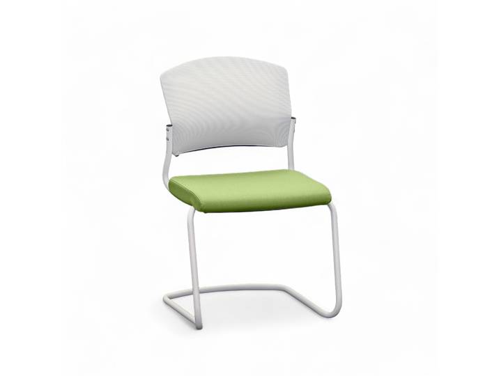 Cantilever Sitag EL100 Green without armrests, Free swinging, New - Perfect for visitors and guests