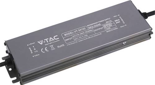V-TAC VT-24152 LED-Trafo Konstantspannung 150W 6.25A 24 V/DC nicht dimmbar 1St.