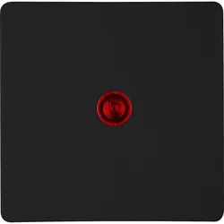 Kopp 334698003 HK05 - Wippe mit Linse rot, Farbe: schwarz matt
