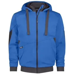 Pulse Sweatshirt-Jacke, azurblau/anthrazit, Größe L - azurblau/anthrazitgrau - L