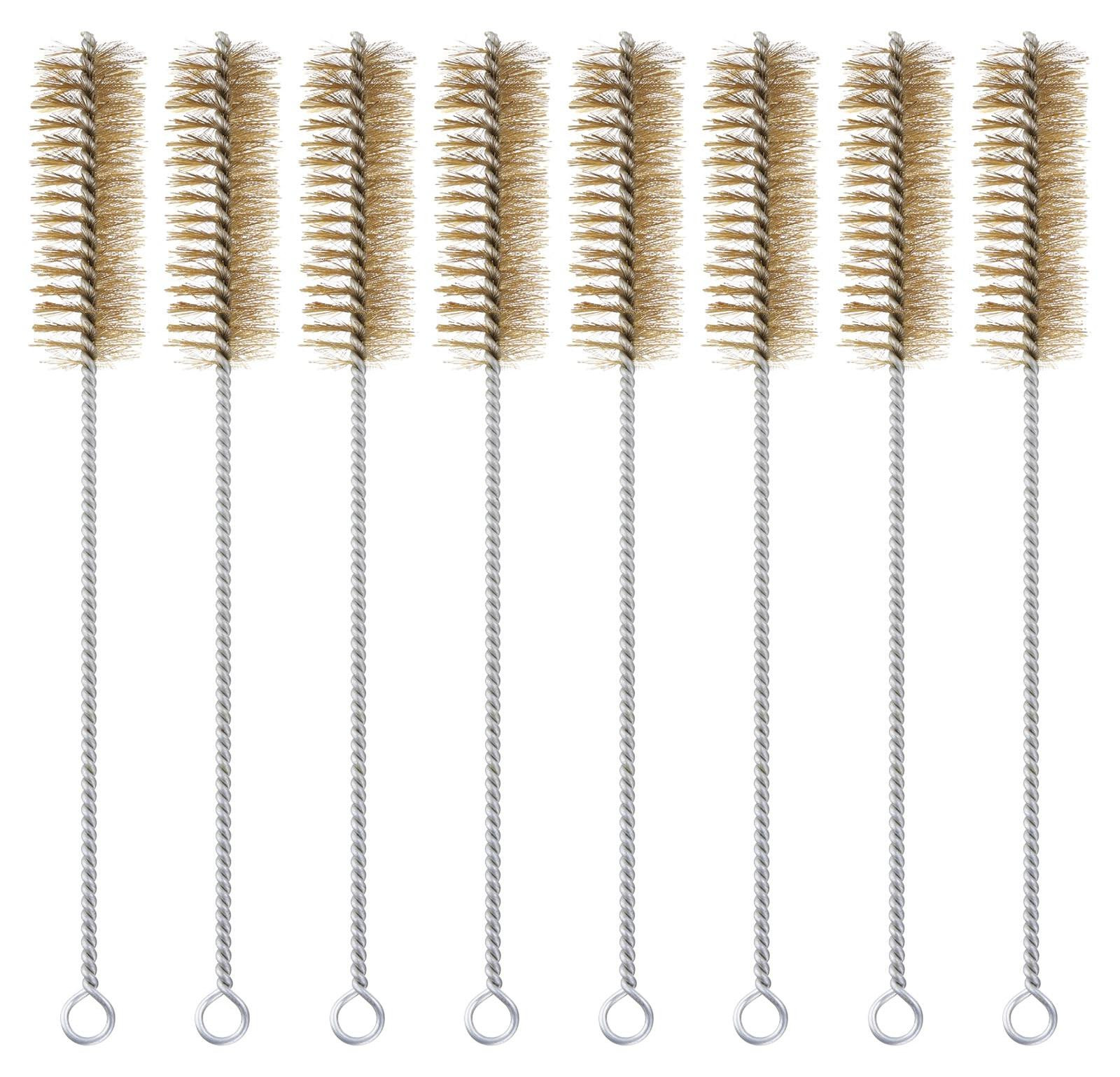 Dripio Buisborstel met koperdraad, 8 stuks, diameter: 3,3 cm, lengte: 30 cm