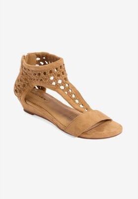 Women's The Harper Sandal by Comfortview in Tan (Size 10 M)