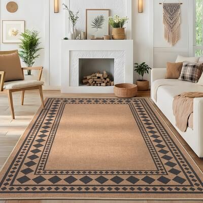 "Garvee Modern 10'X13'Area Rug,Minimalist Geometric Pet Friendly Area Rug - 2'3"" x 12' Runner"