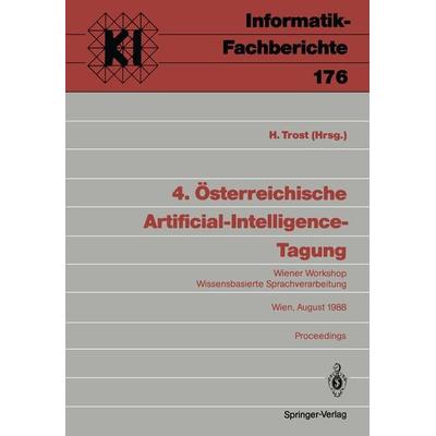 4. Österreichische Artificial-Intelligence-Tagung, Taschenbuch von , Springer Berlin, 978-3-540-50180-0