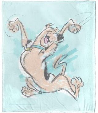 Northwest Warner Brothers Scooby-Doo Joyful Scooby Silk Touch Throw Blanket