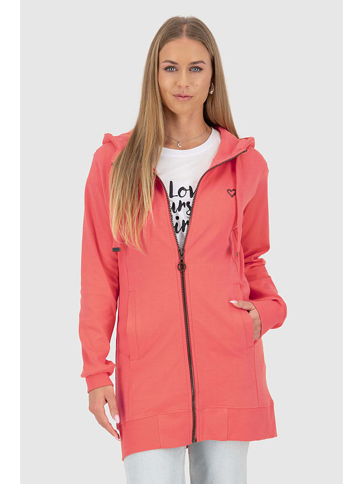 alife and kickin Sweatjacke in Rot - L