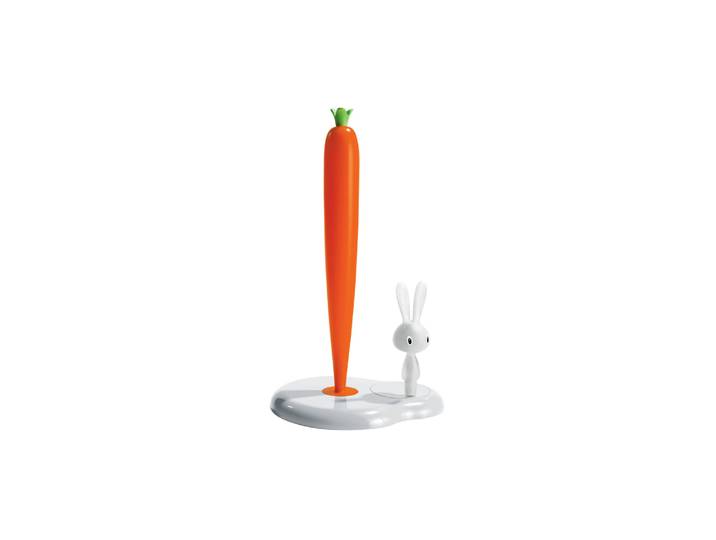 Alessi - Porte-rouleau essuie-tout Bunny - Blanc - Résine thermoplastique - Designer Stefano Giovannoni