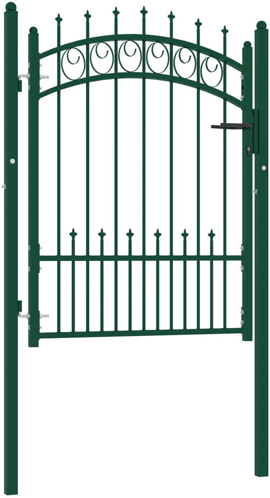 Dakota Fields Nessie 259.08 cm W Gate Fencing Green 175cm H x 102cm W