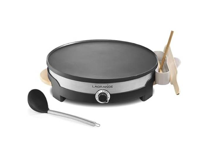 Lagrange 109016 Crêpespfanne Maxi Crepes + 3 Schokobläser
