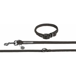 Eskadron Hundeset Faux Leather teak brown Platinum 2024, Größe: XL