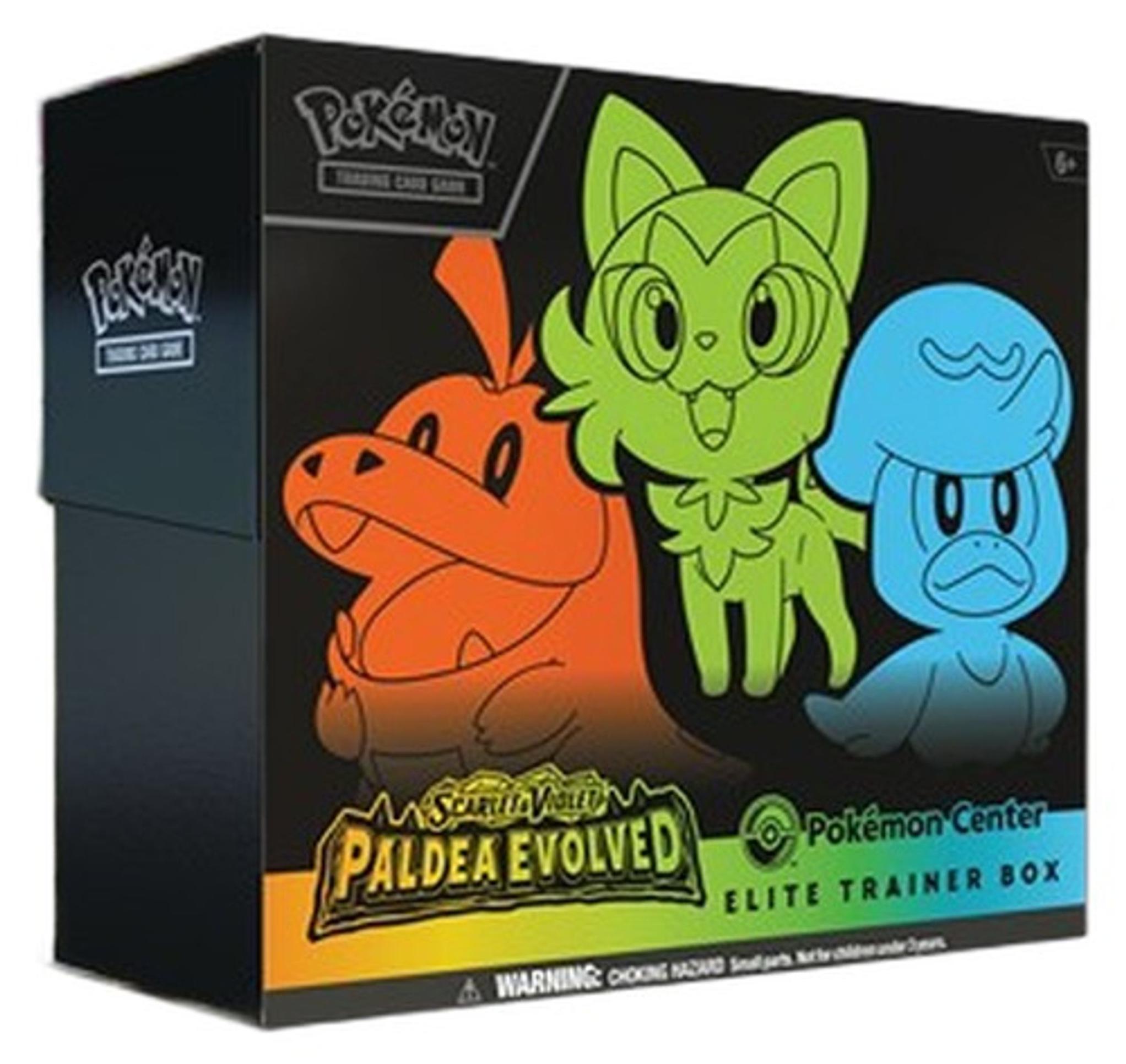 Pokemon Paldea Evolved Pokémon Center Elite Trainer Box