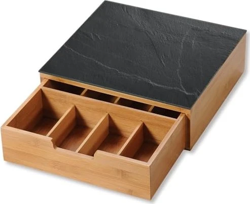 Kesper Box für Kaffeekapseln / Teebeutel, Bambus