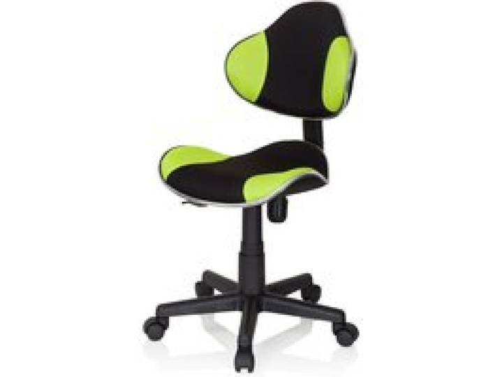 HJH OFFICE Chaise de bureau pour enfant / Chaise enfant KIDDY GTI-2 (noir/vert)