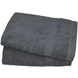 dyckhoff 2er-Pack Gästetücher »Planet« grau, 50 cm