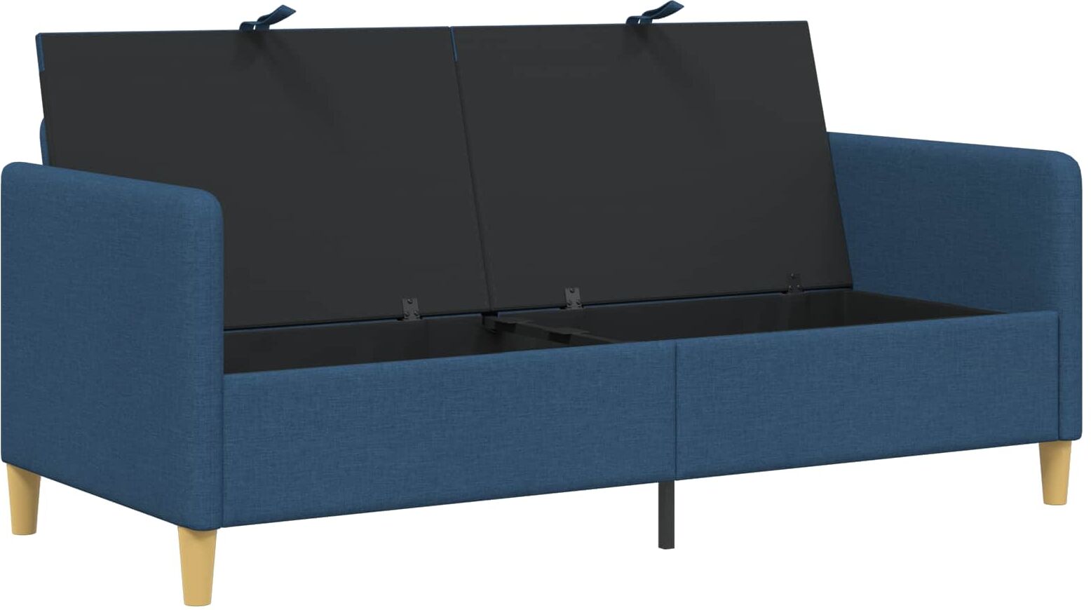vidaXL Sofa avec rangement Bleu 172 x 78 x 87 cm Polyester