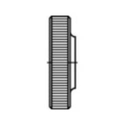 TOOLCRAFT TO-5447940 Rändelmuttern M3 DIN 467 Messing 100 St.