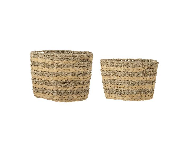 Bloomingville Mand Indra Small, Waterhyacint, Set van 2 stuks - Naturel