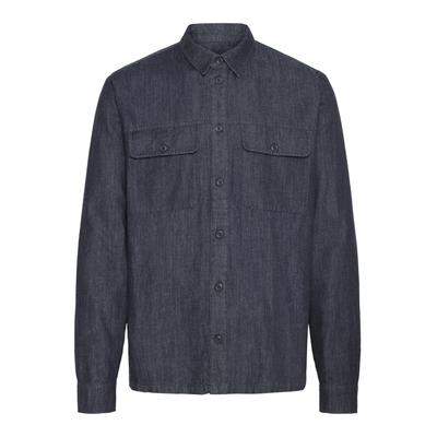 Jeanshemd SOLID "Jeanshemd SDRogue", Herren, Gr. XXL, N-Gr, blau (middle blau denim), Obermaterial: 100% Baumwolle CO., Jacken Jeanshemd