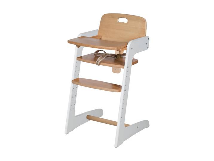 Roba Hochstuhl Kid Up Bicolor, Naturfarben, Holzwerkstoff, 45x87x54 cm, Baby- und Kindermöbel, Babyzimmer, Hochstuhl