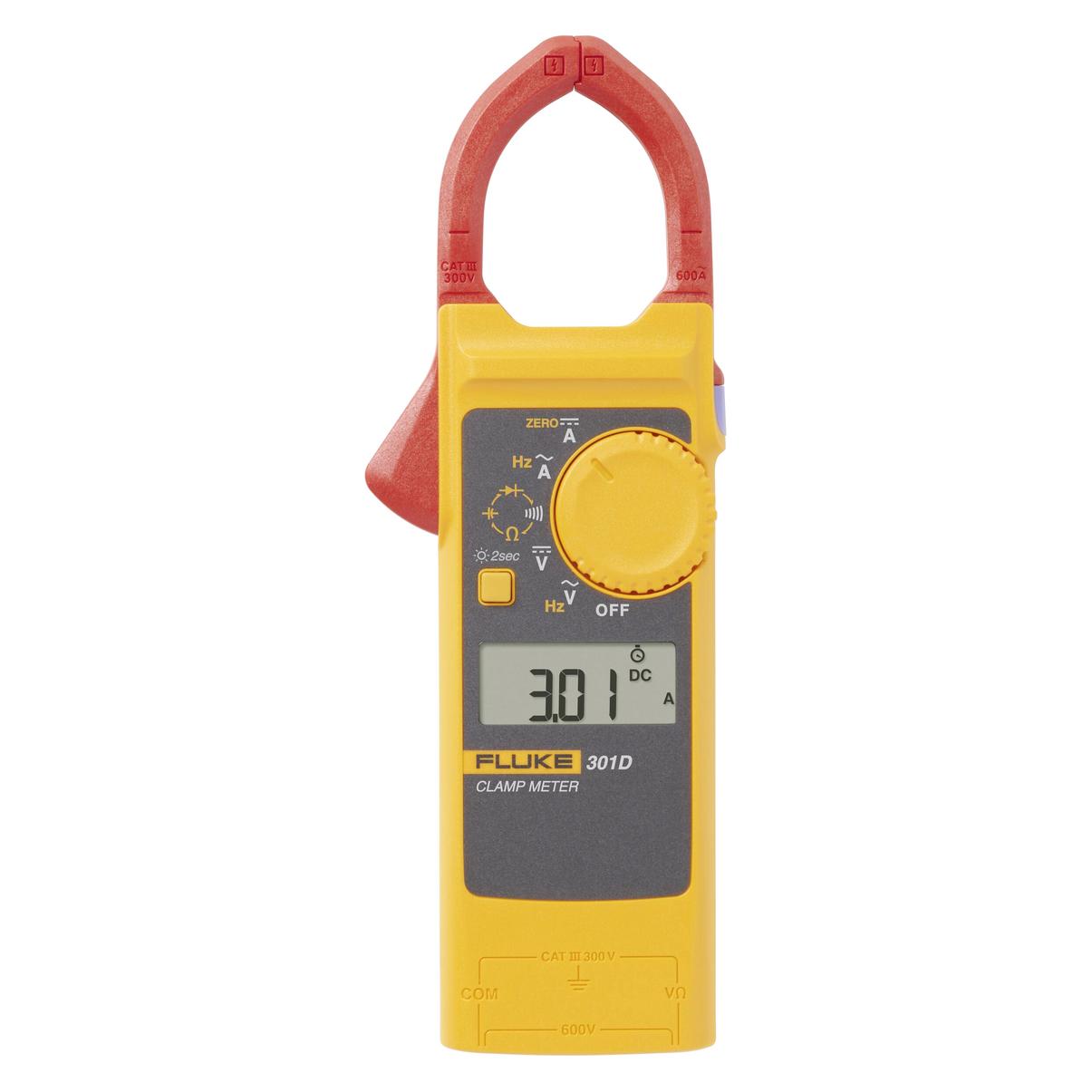 Fluke 301D/EUR Gleich-/ACmesszange ** 6101416 (CAT III 300V, Zangenstrommesser) (6101416)