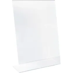5 L-Aufsteller, PS A3 | Hochformat, transparent