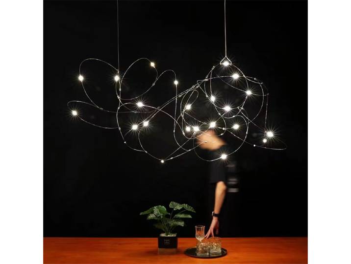 Disque Quasar suspension Moooi troupeau lustre pour salon hôtels foyer cuisine nordique luciole Art déco lampe lumières de luxe