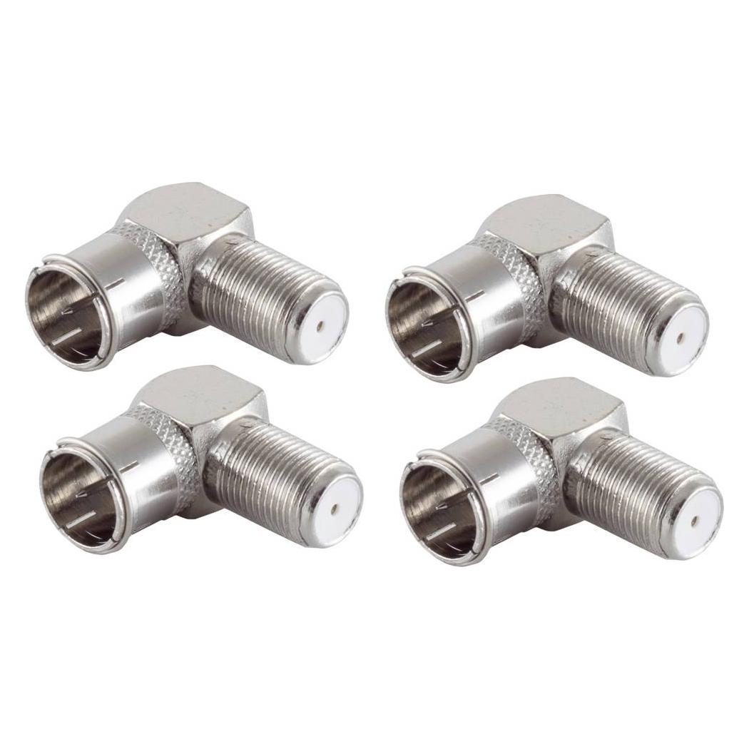 Shiverpeaks SHVP BS15-300514 5x F-Quick Winkel-Adapter F-Stecker auf F-Buchse (Stecker und Verbinder) (BS15-300514)