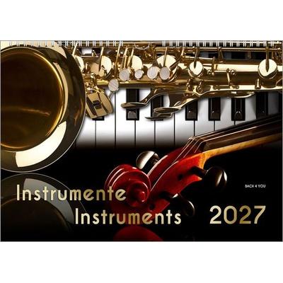 Musikinstrumente, ein Musik-Kalender 2027, DIN A4