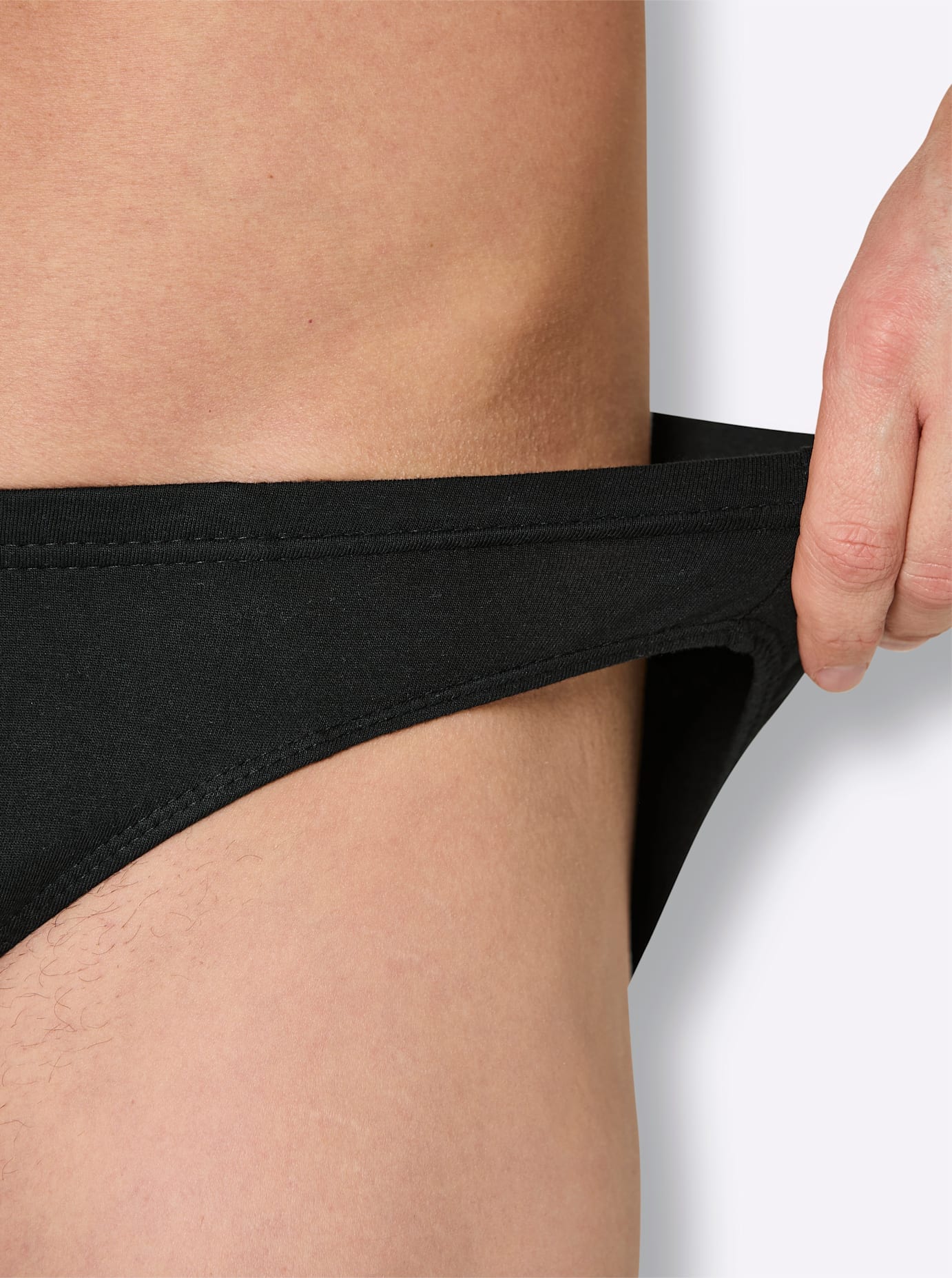 Slip TOM TAILOR, Herren, Gr. 7, 7 Stk., schwarz, 100% Baumwolle, Unterhosen Slip schwarz 7, 7 Stk.