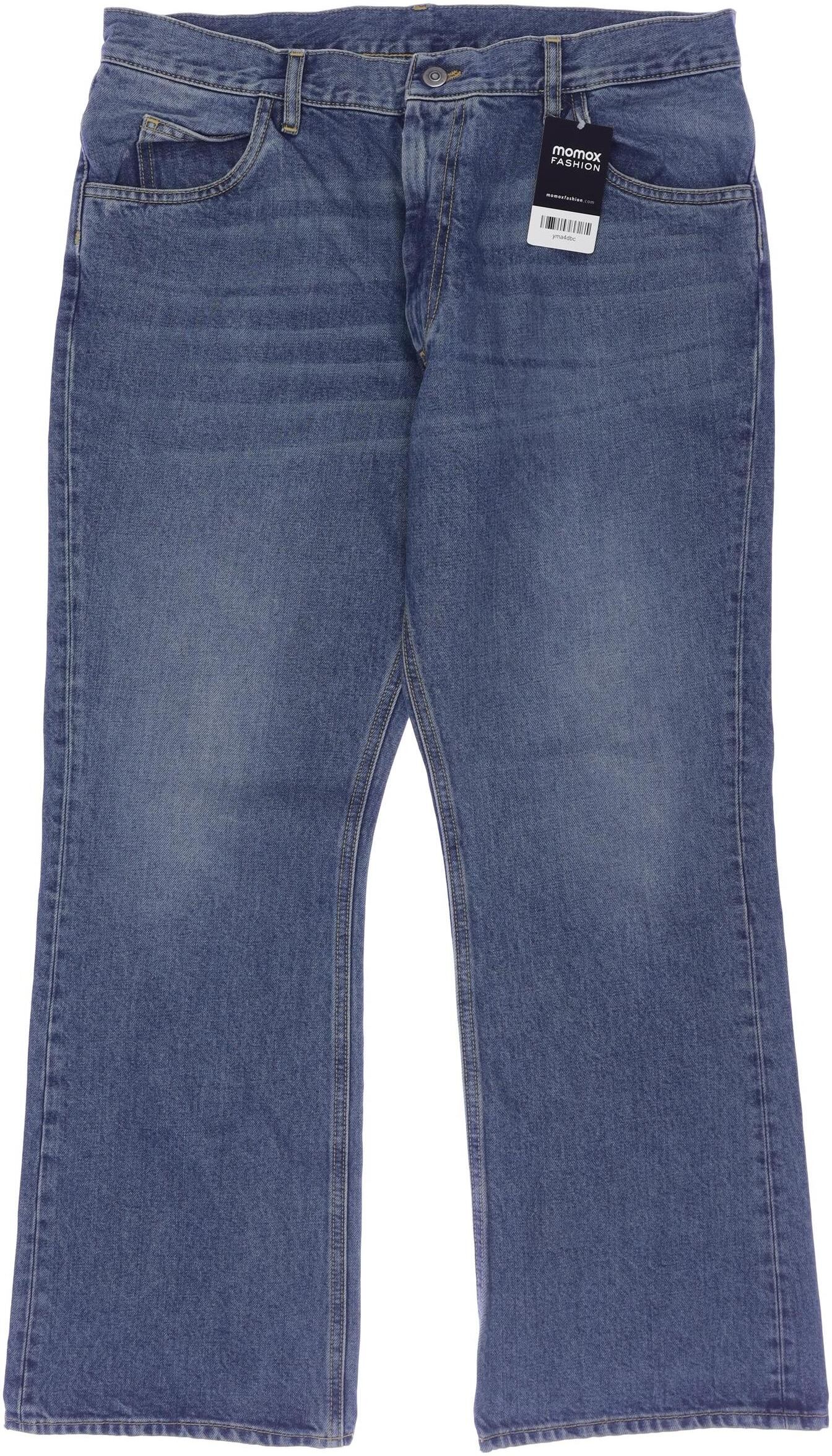 Maison Margiela Damen Jeans, Blau, Gr. W35, Synthetik / Baumwolle - Second Hand