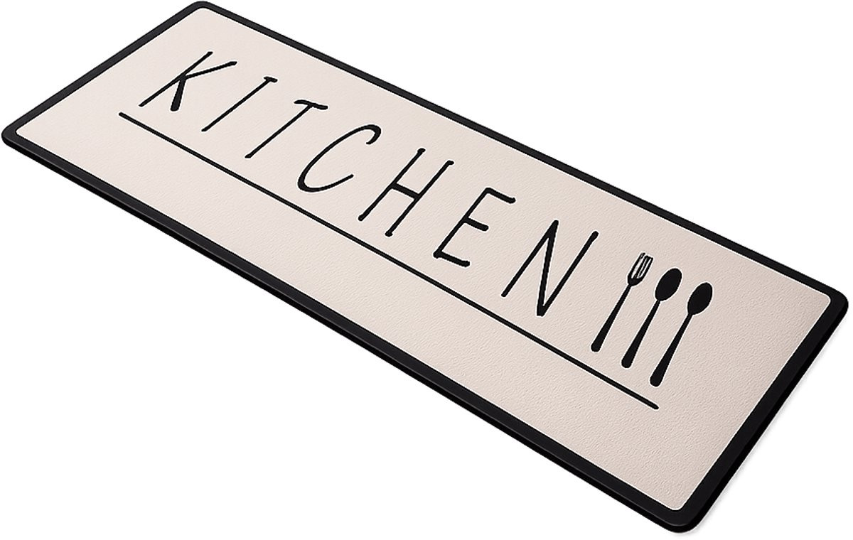 CUILINA Keukenloper Kitchen - Zand - 80 x 200 cm