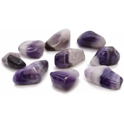 Pack of 24 Tumble Stone - Amethyst Banded M