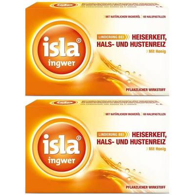 Isla Ingwer Pastillen x2 2x60 St