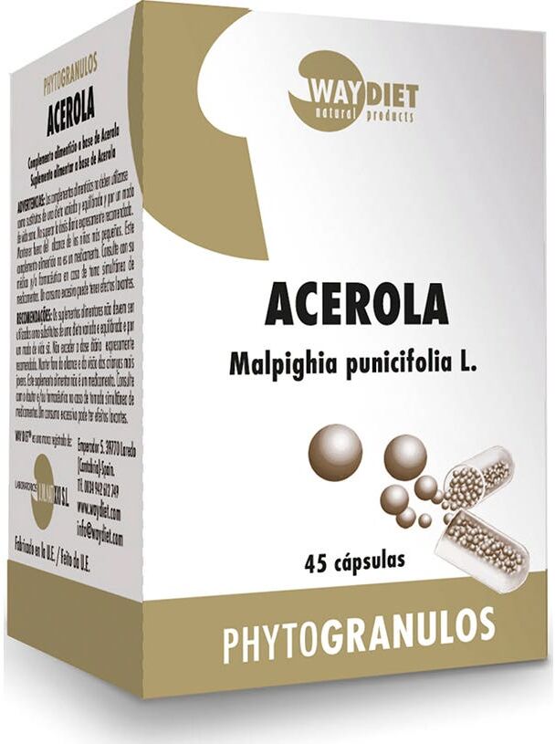 Waydiet Natural Acerola Phytogránulos 45 caps