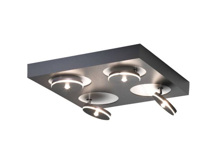 Escale Spot Spot it anthrazit Aluminium 910 lm B 40 cm - LED - Lichtfarbe: Extra warmweiss - LED Energiesparlampen