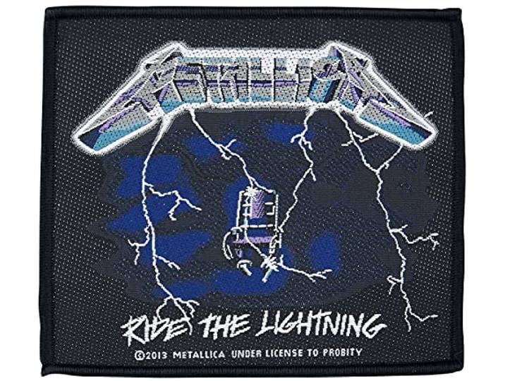 Metallica Ride The Lightning Patch st. 100% polyester Band merch, Bands